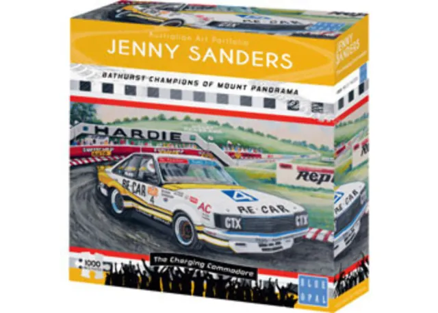 Blue Opal Jenny Sanders The Charging Commodore Re-Car 4 1000 Piece Jigsaw Puzzle