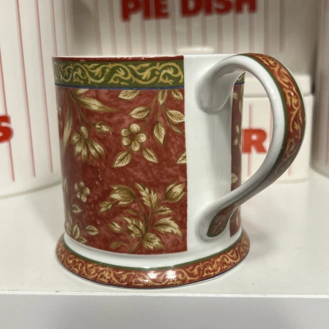 VTG 90’S QUEENS English Fine Bone Ceylon China Tankard Style Tea Coffee