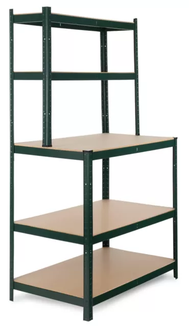 Etagere Etabli d'atelier 625kg Charge Lourde Metallique de Rangement Atelier