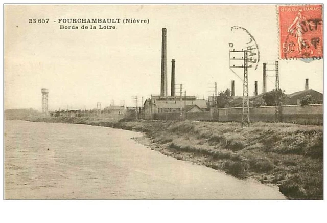 58.Fourchambault.bords De La Loire.rare