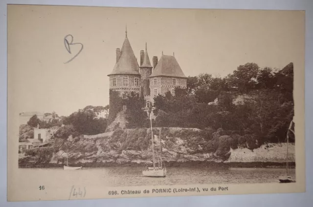 Cpa 44 Pornic - Château Vue Du Fort