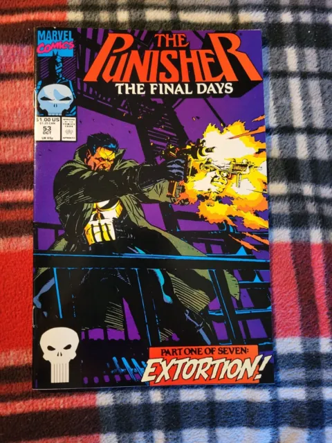 Punisher 53 Marvel Comics High Grade Vol II 1st Ongoing Vintage 1990