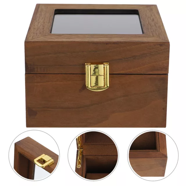 Watch Storage Box Wooden Lovers Jewelry Display Boxes Matching Organizer