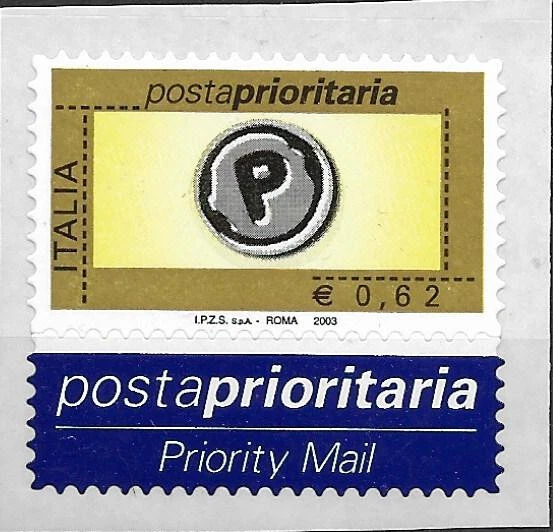 2003 ITALY MI. 2804**MNH Priority Post I.P.Z.S SpA ROME2003 £2.88