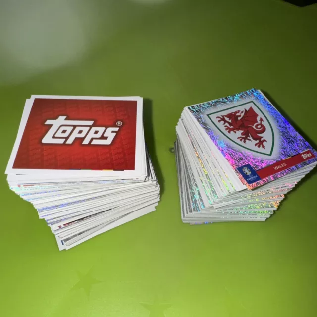 TOPPS EURO 2025 GERMANY 663 STICKERS FROM THE 707 FULL SET, NO
