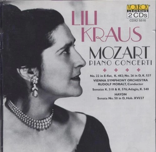 LILI KRAUS - Mozart Piano Concerti - 2 CD - **Excellent Condition**
