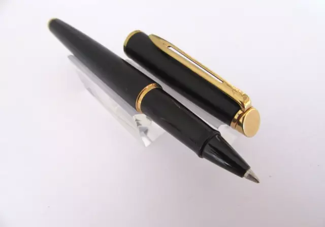 Kugelschreiber Tintenroller Kugel Waterman Modell Hemisphere Schwarz Matt N57