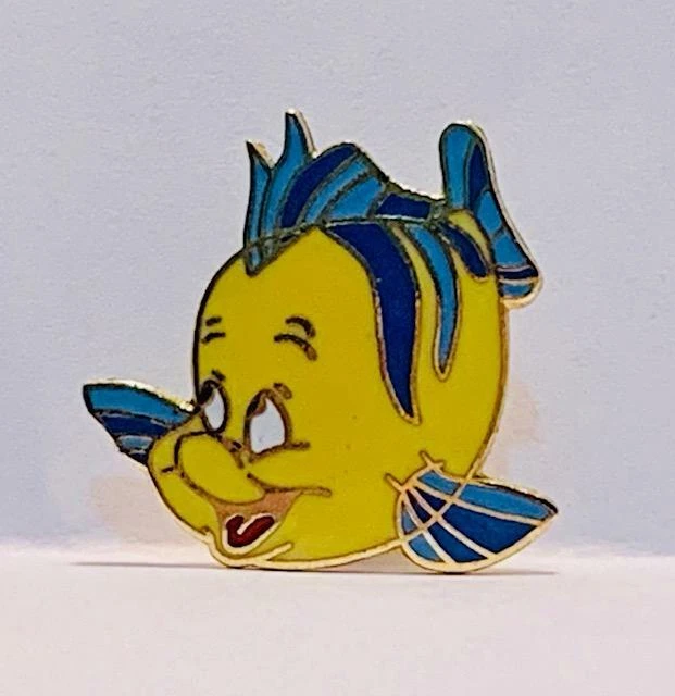 DISNEY THE LITTLE Mermaid Flounder Under The Sea Trading Pin 973