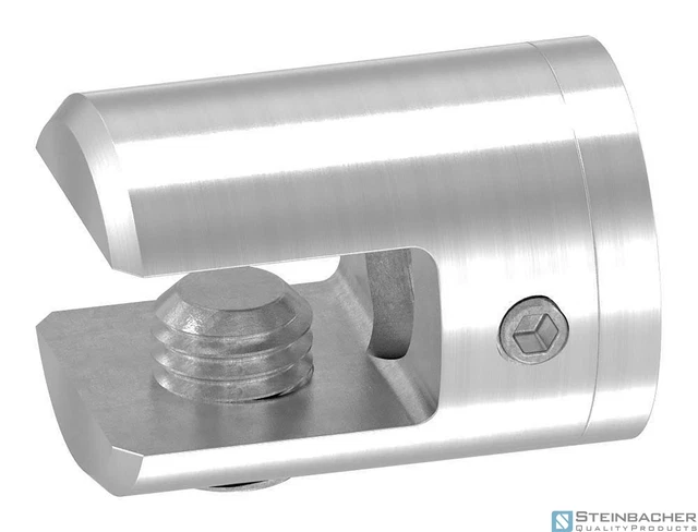 Supporti Trasversali Per Ringhiere | 10 Pezzi Per Asta Rotonda 10mm | Acciaio Inox V2A | Per Balconi, Scale