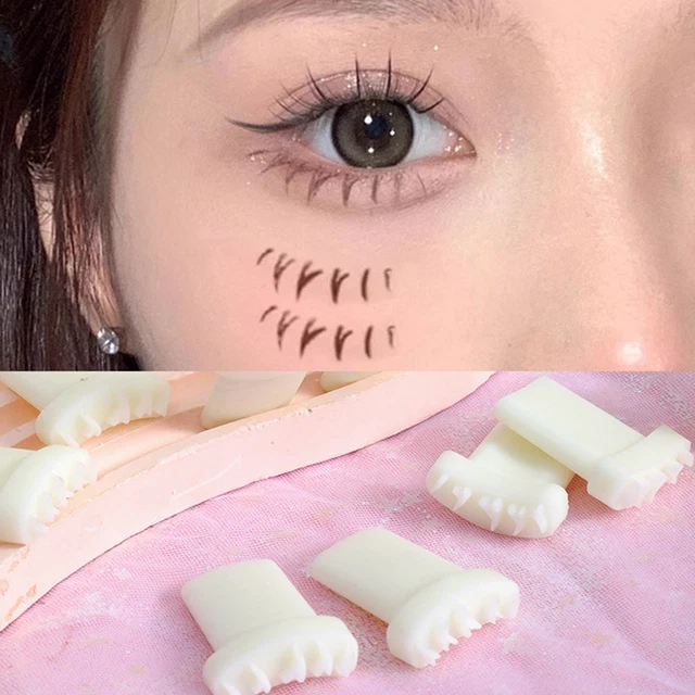 Eyelash Seal Lower Lash Extension Stamps Silicone Makeup Tool Mascara Beginner