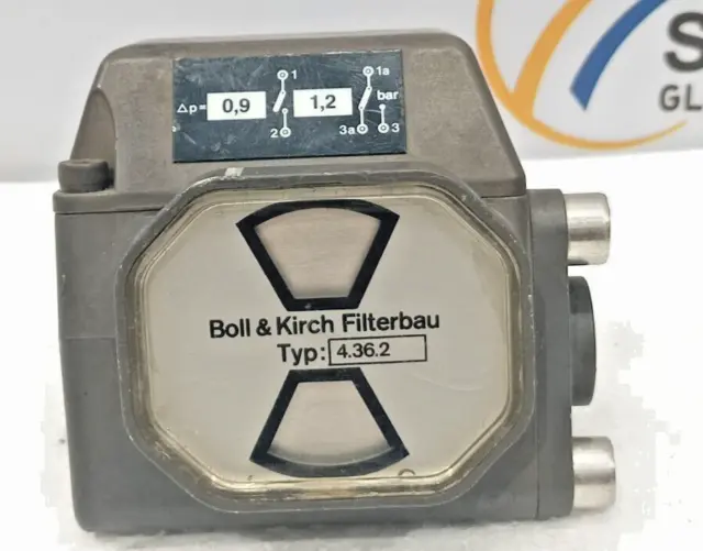 Boll & Kirch Filterbau 4.36.2 Indicatore Di Pressione Differenziale 0,9 1,2...