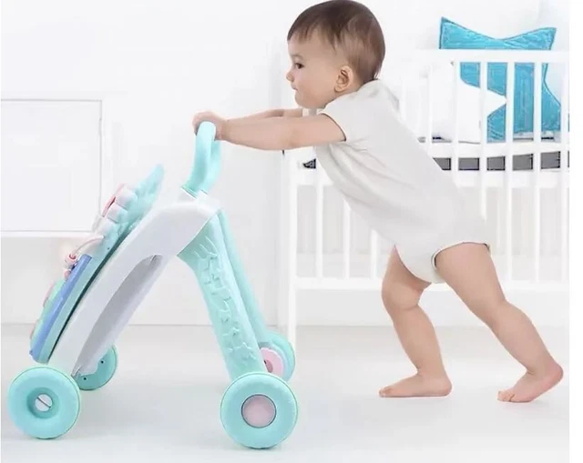 Girello Primi Passi Bimbo 6-18 mesi, multifunzionale, divertente e sicuro