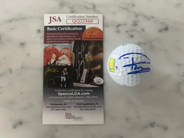 PAUL CASEY Signed Autographed MASTERS LOGO GOLF Ball Augusta JSA Certified AUTO
