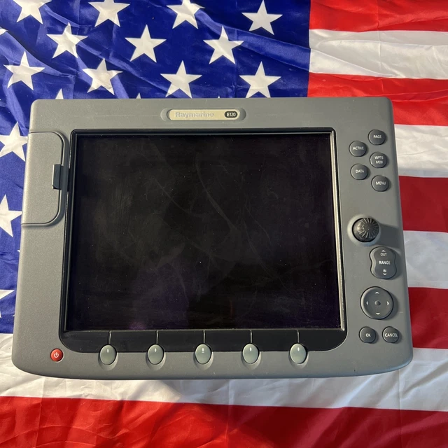 Ecran Multifonction Raymarine C120 Classic - Occasion En Bon état, Parfait Pour La Pêche !