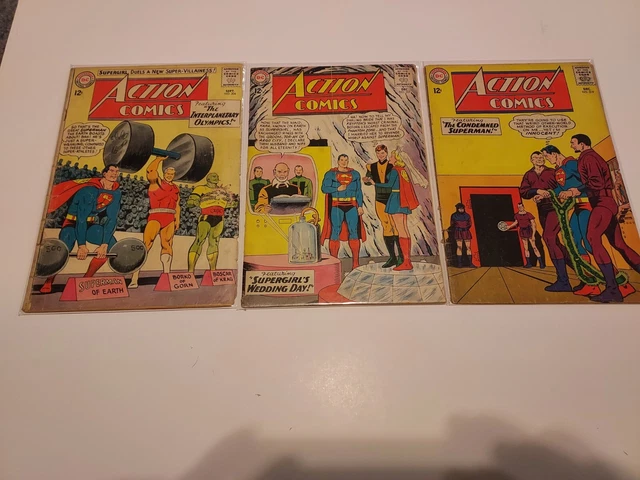 action comics silver age lot
