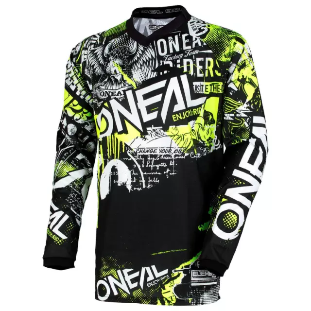 O'Neal Element Attack MX Moto Cross Jersey Trikot Shirt Enduro MTB Mountainbike