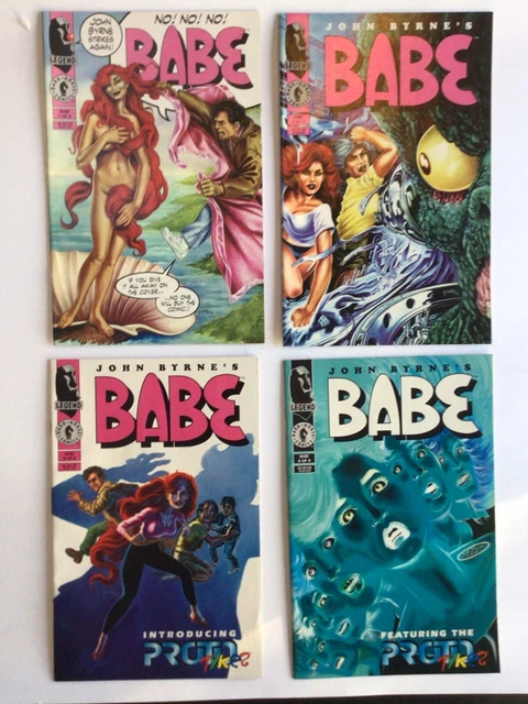 Babe #1-4 Complete Set/Run~1994 Dark Horse Publishing~Beautiful Near Mint Set!