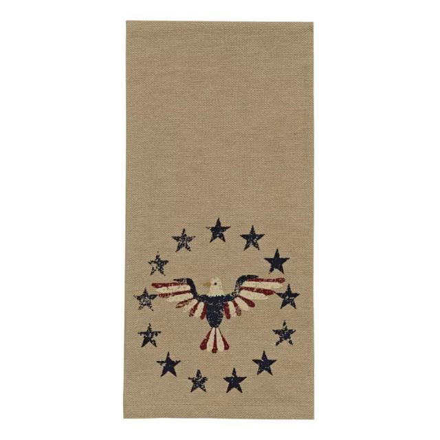 Park Designs USA Patriotic Eagle and Stars Cotton Printed Kitchen Dish Towel