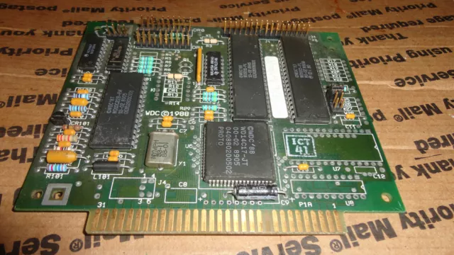 MFM HARD DRIVE CONTROLLER WDC IBM 5150 5160 XT PC 8 bit