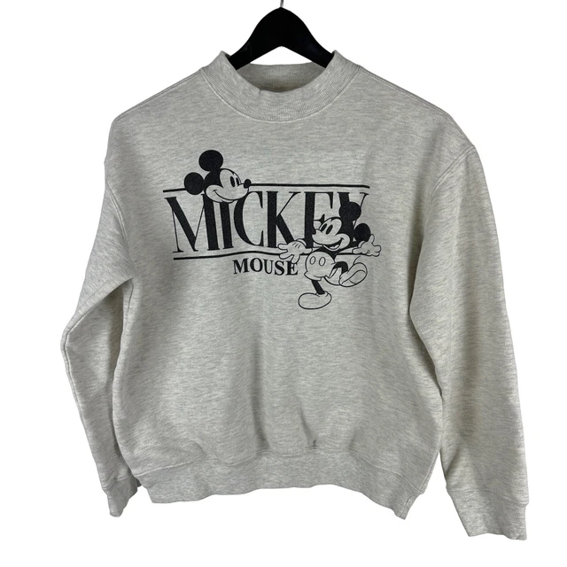 disney grey mickey mouse sweatshirt