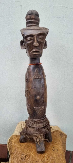 African art tribal,ndengese statue from  Democratic Republic of Congo