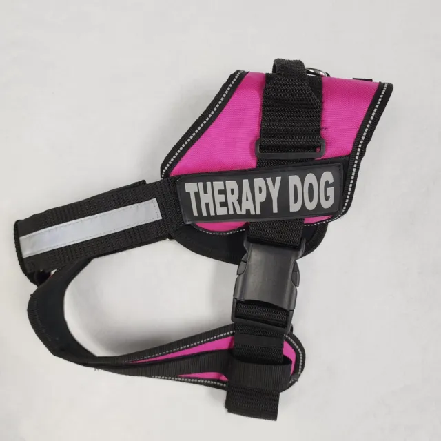 Dogline Vest Harness for Dogs 2 Removable Therapy Dog Patches Large 28 to 38"