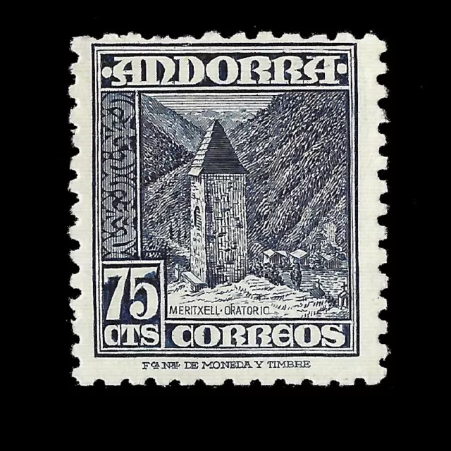 ANDORRA.CORREO ESPAÑOL.1948-53.Tipos.75c.MNH. Edifil 52