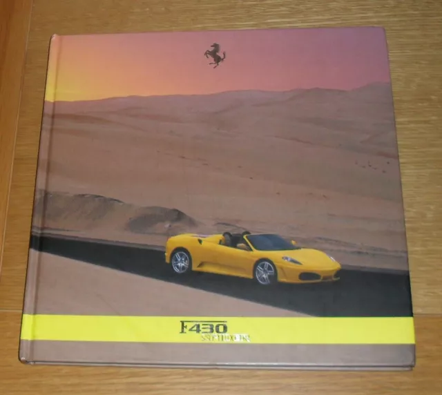 Ferrari 430 Spider Hardback Car Sales Brochure Book 2005-2008 - F430 inc F1