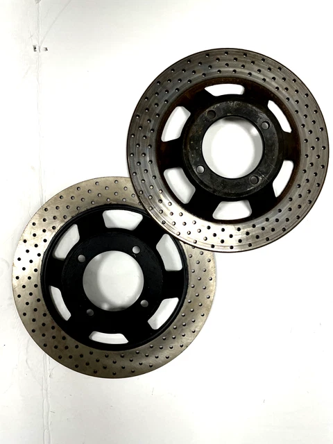 Ducati Bevel 750 860 900 Super Sport brake disk set drilled 4 hole Ducati Bevel 750 860 900 Super Sport brake disk set drilled 4 hole
