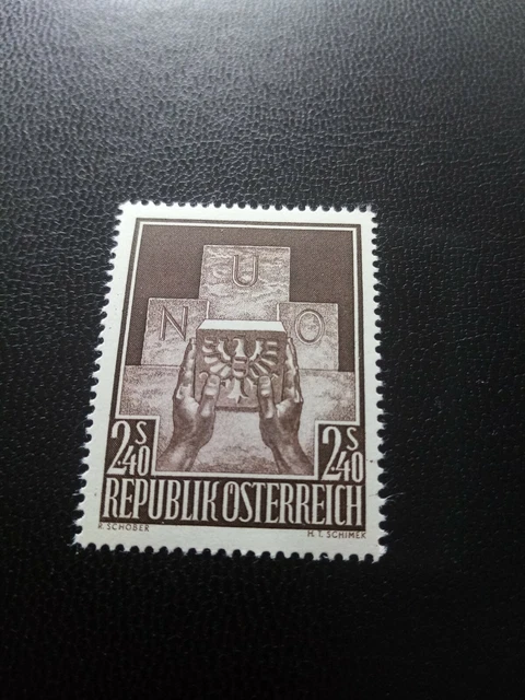 Österreich 1956 Sondermarke Aufnahme Österreichs in die UNO Mi.-Nr. 1025