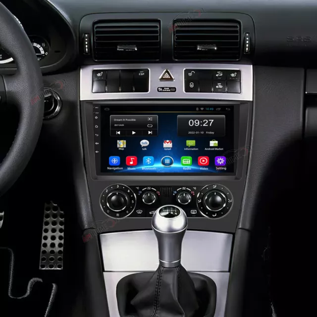 For Mercedes Benz C Class CLK W203 W209 9 Android 12.0 Car Radio GPS Sat  Navi