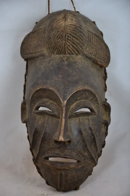 Pende Face Mask Wood Congo African Art