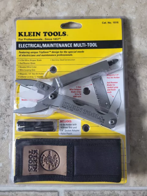 Klein Tools 1016 13-in-1 TripSaver Multi-Tool With Sheath NEW