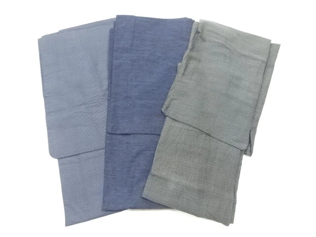39728# Japanese Kimono / Antique Mens Kimono / Set Of 3