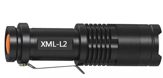 LAMPE TORCHE  DE  Poche ULTRAFIRE  LED XML-L2  1200LM Zoomable.