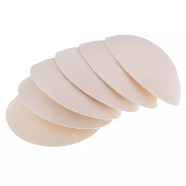 3 Pair Thicken Push Up Bra Pads Inserts Sponge Breast Enhancers Bikini Beige 3