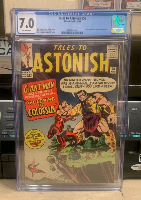 Tales to Astonish #58 - Aug 1964 - CGC Graded 7.0 - Captain America Appearance