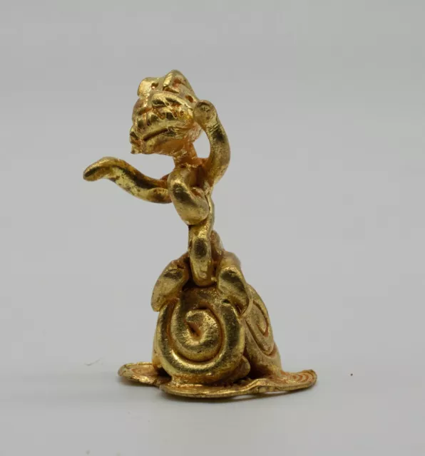 Original Colombian Gold Copper Tumbaga - Snake Man