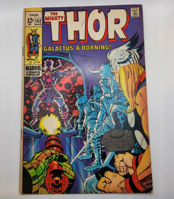 Thor (1966) #162 FN (6.0) Galactus Appearance Kirby Cover & Art