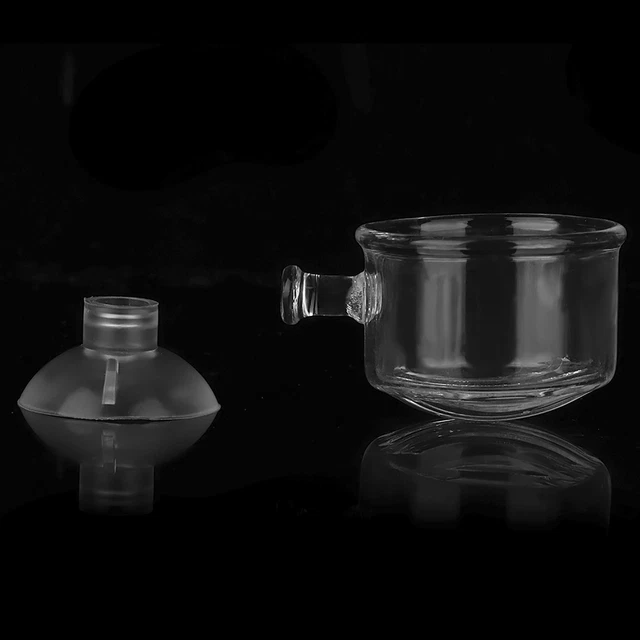 Transparent Aquarium Red Worm Feeder Suction Cup Glass Crack Cup Fish Feedin Ffg
