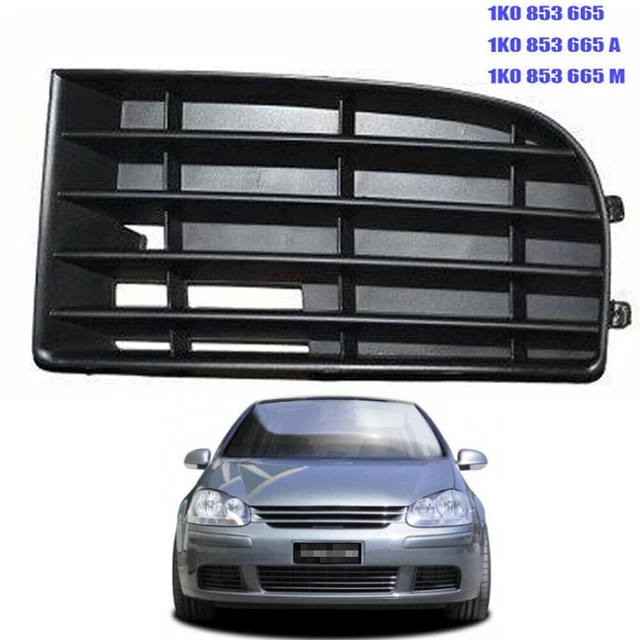for VW GOLF MK5 2004-08 FRONT BUMPER LOWER GRILLE LEFT PASSENGER SIDE UK NEW