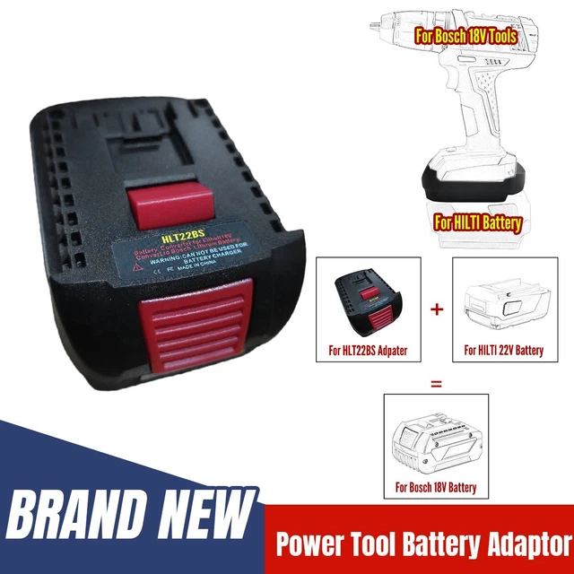 Battery Adapter For Hilti 22V B22 Li-ion Battery Convert to for Bosch 18V Tools