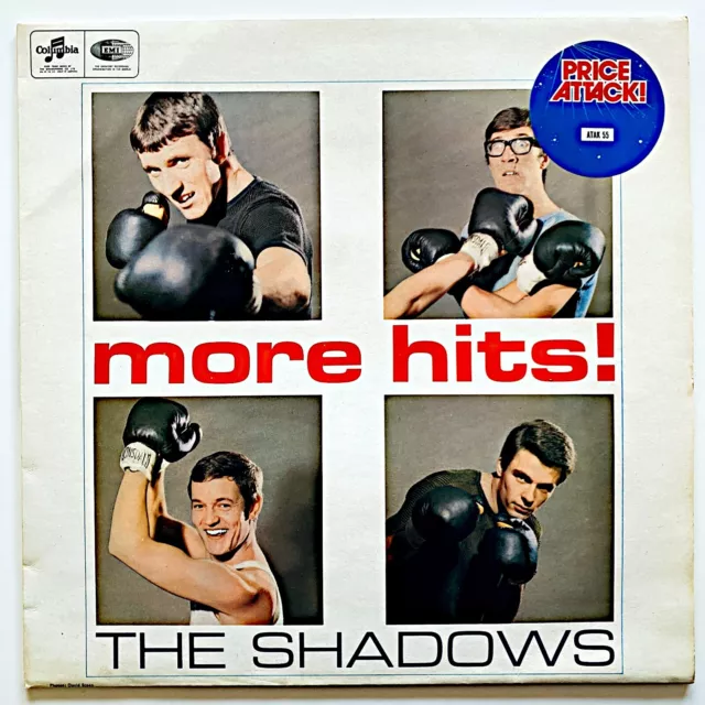 The Shadows - More Hits! The Shadows - Uk Lp Vinyl Compilation Reissue- Vg+/Vg+