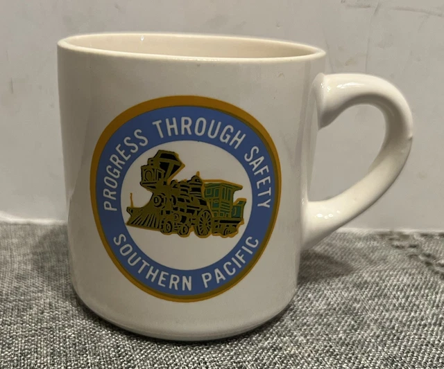 Southern Pacific Railroad Lines Vintage Coffee or Tea Mug Oregon