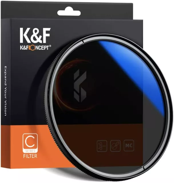 K&F Concept 67mm Circular Polarizer Polarizing CPL Camera Lens Filter Ultra-Slim