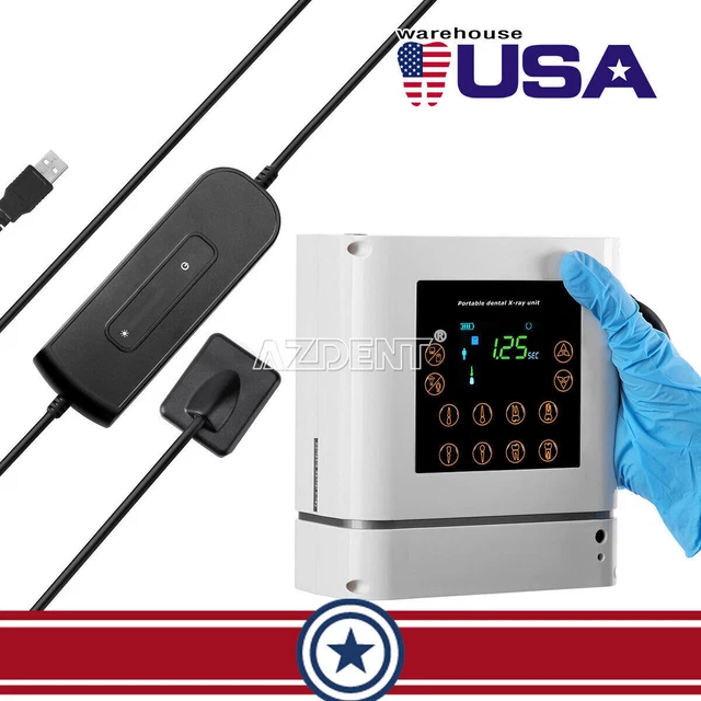 Dental Portable Digital X Ray Machine / Image RVG X-Ray Sensor 1.5/1.0 & gift