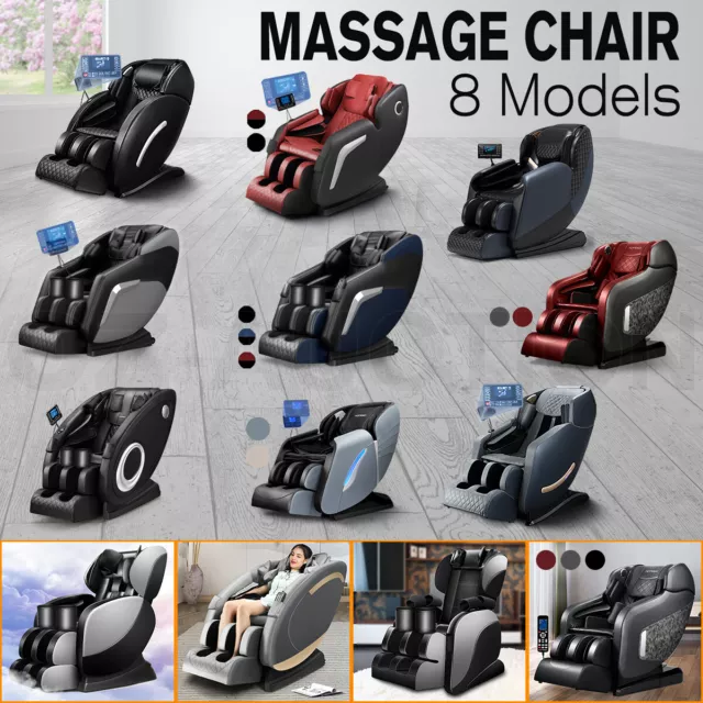 HOMASA Electric Massage Chair Zero Gravity Christmas Gift Shiatsu Recliner AU
