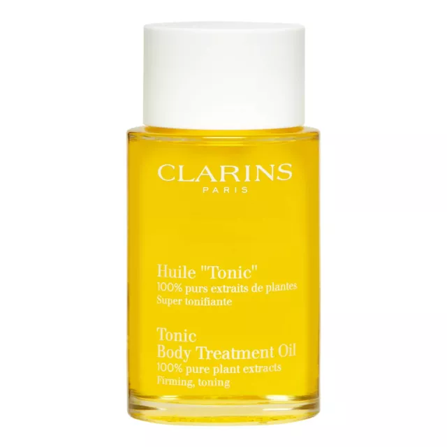 Clarins Huile Tonic Non-Greasy Formula Firming Body Treatment Oil Tonic 3.4 oz