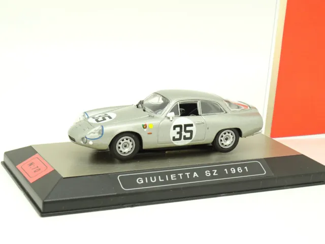 M4 / Fabbri 1/43 - Alfa Romeo Giulietta Sz Le Mans 1963 N° 35