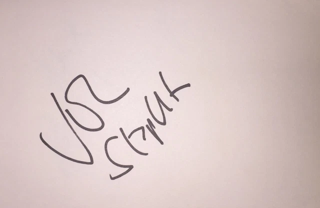 Jon Stapleton Signed 6X4 White Card Tv Autograph Presenter Tv Am & Nationwide